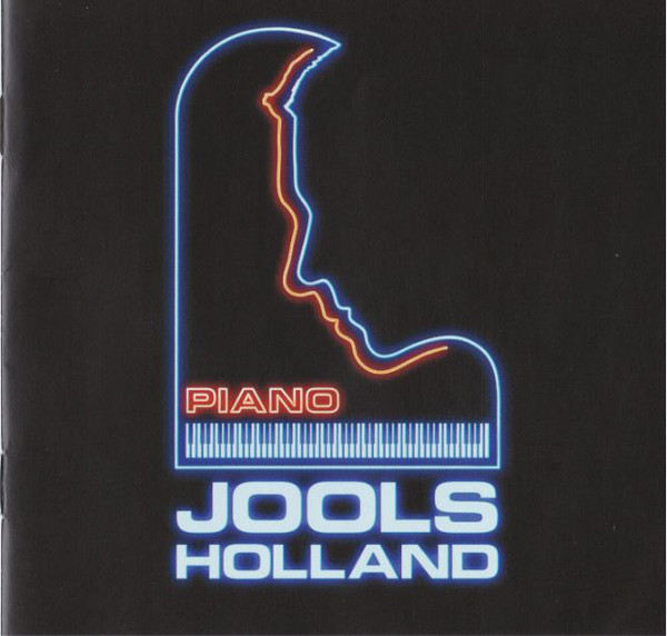 Cover
of jools Holland's 2017 Album “Piano” features the shape of a grand
piano outlined in blue neon, with a silhouette of Holland's face cut
out the of  the upper register, a blue keyboard, and the word PIANO in
red neon above the keyboard.