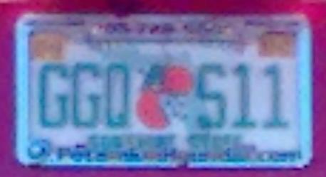 Florida license plate GGQ S11